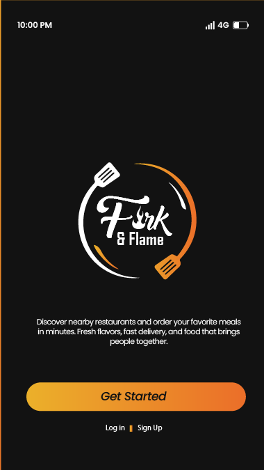 Fork & Flame splash screen